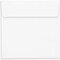 50 Pack Square Envelopes, 5.5 x 5.5, for Greeting Cards, Wedding Invitations, Self Adhesive Peel and Stick (White)